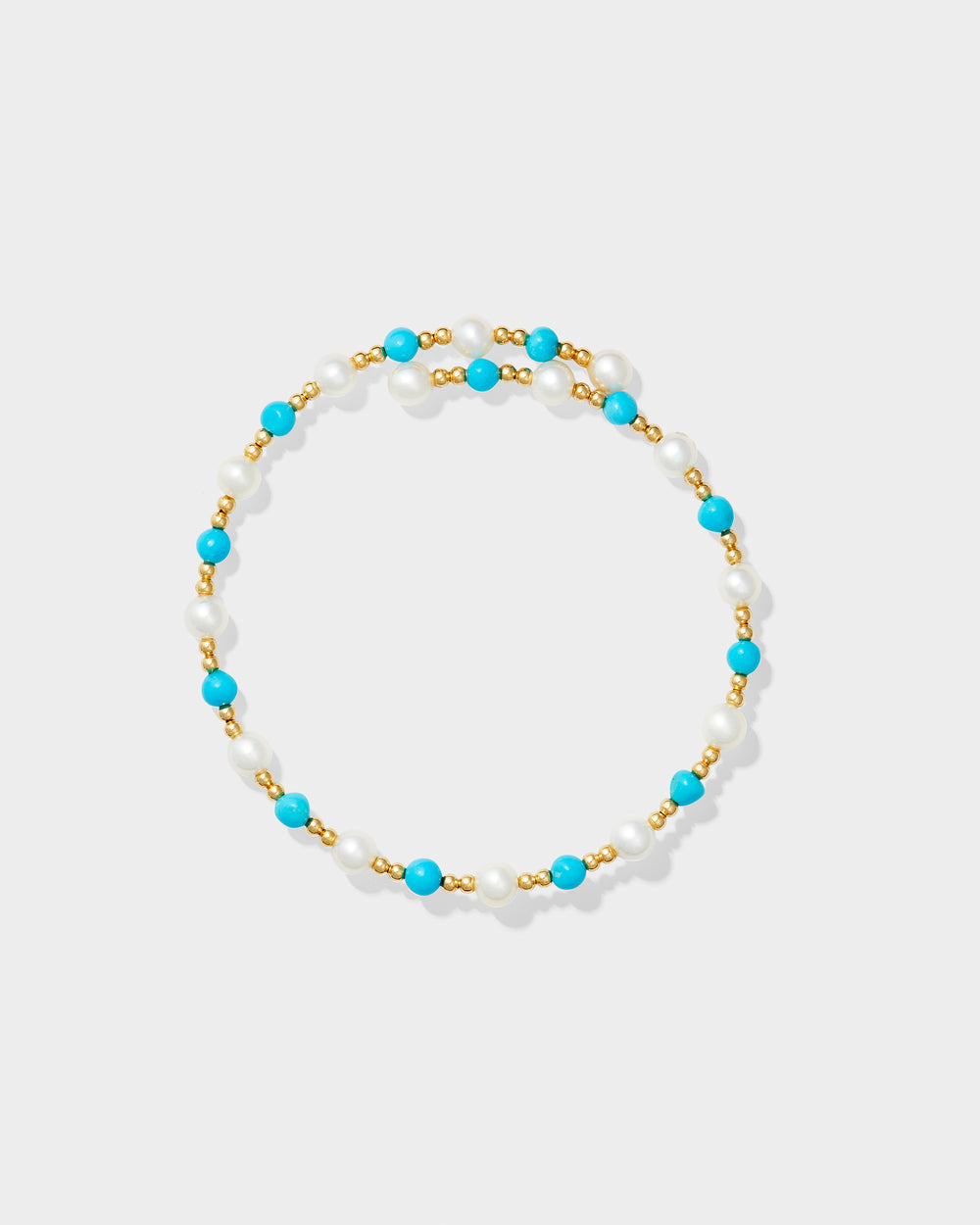 Carmel Multi Turquoise Mini Pearl Bracelet