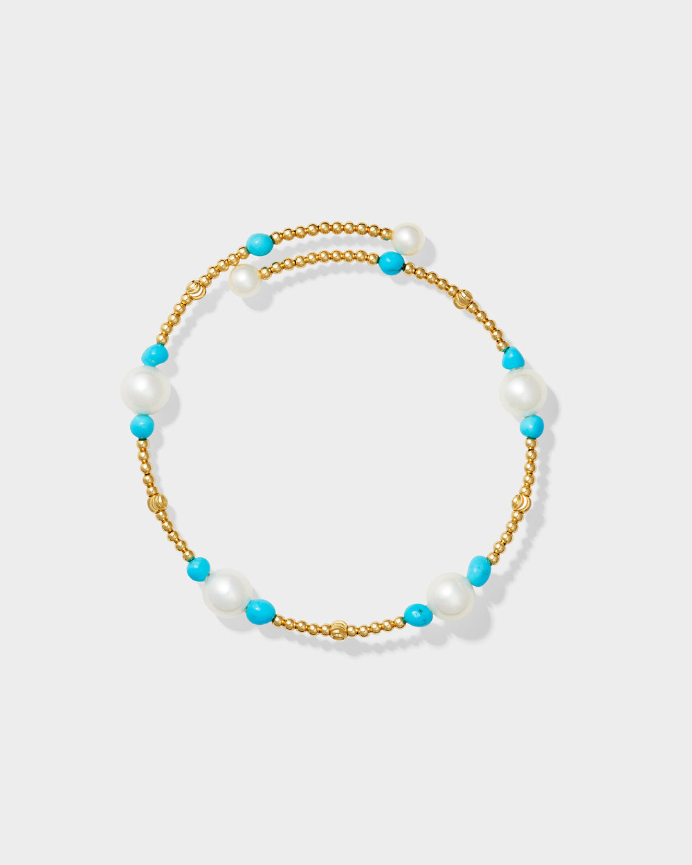 Andes Turquoise Large Pearl Bracelet