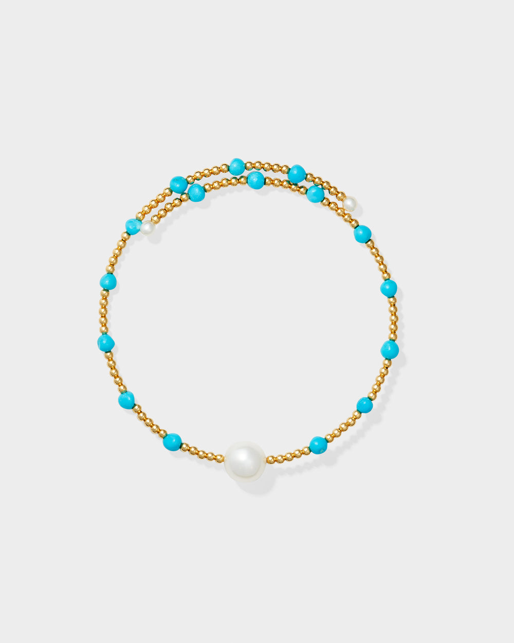 Santa Lucia Turquoise Single Large Pearl Bracelet