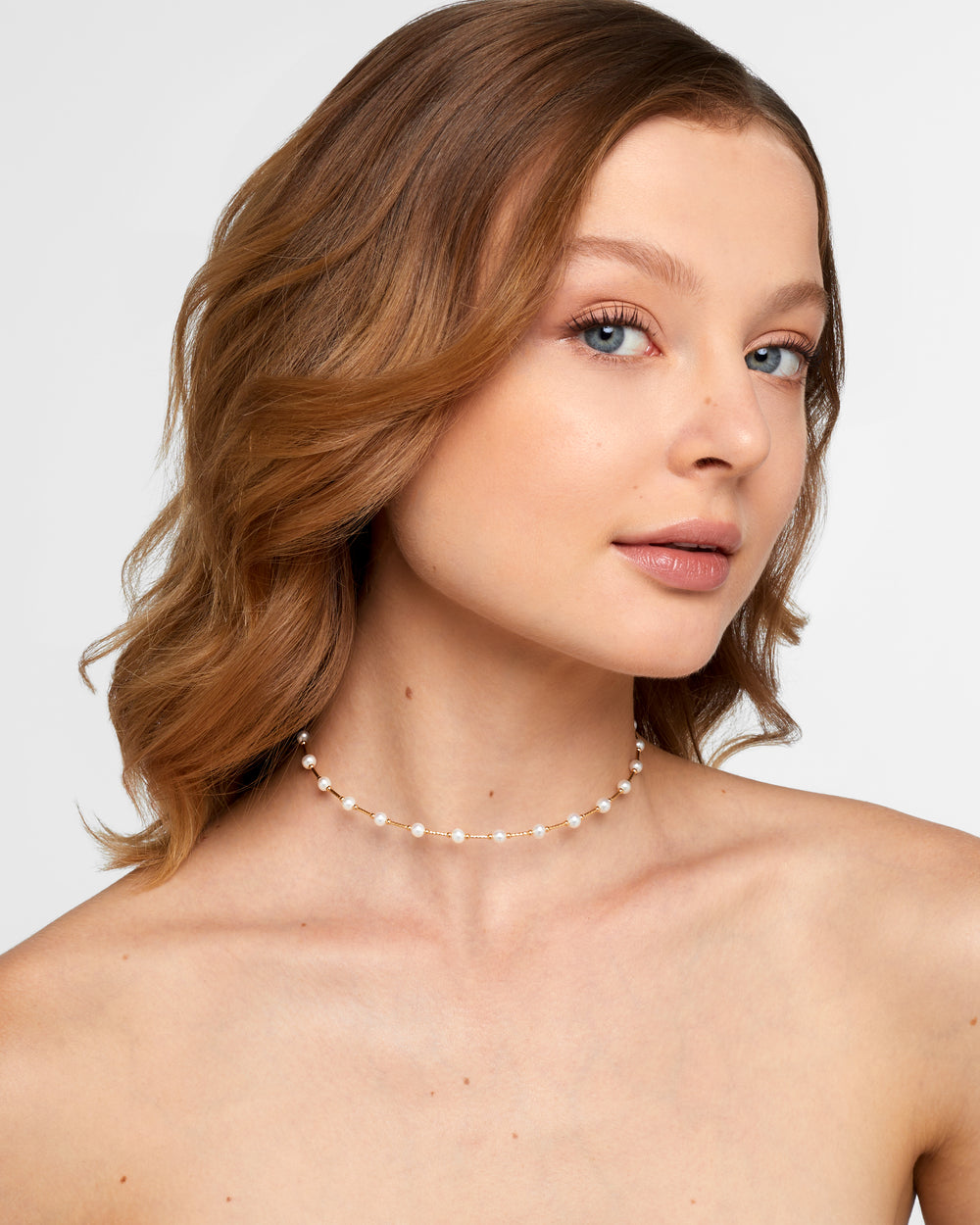 Sorrento Mini Multi Pearl Prism Necklace