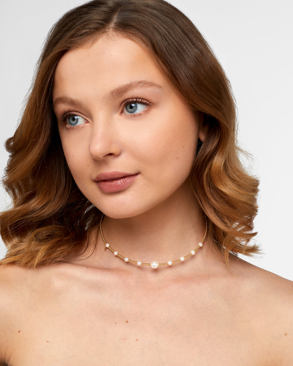 Tulip Multi Pearl Bead Necklace